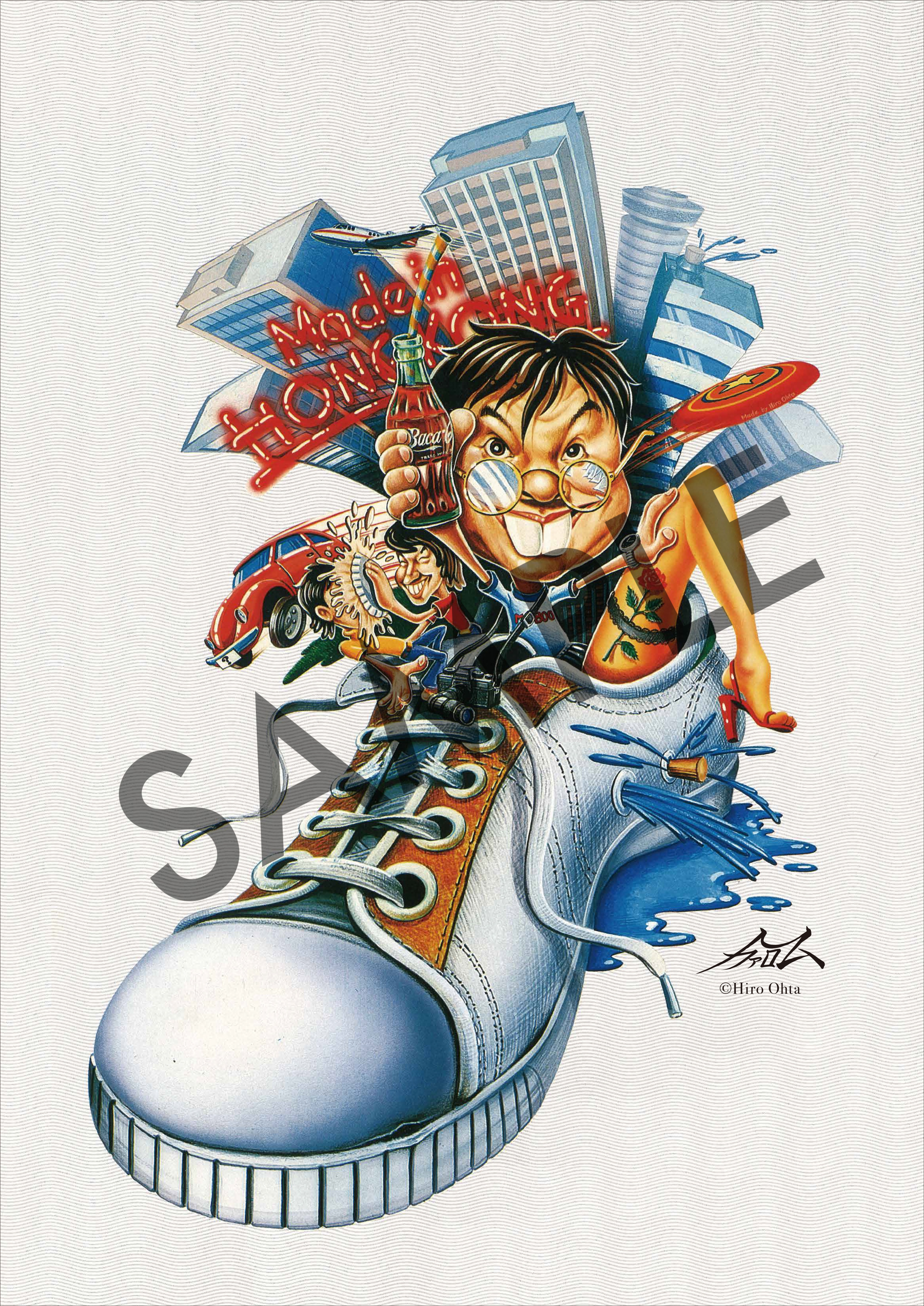 Hiro Ohtaイラスト A3シネマポスター MB 《Hiro Ohtaポストカード対象